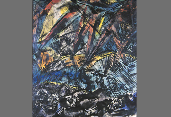 “Barrage Fire” (detail), 1918