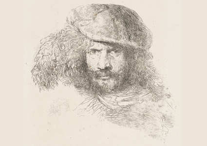 A presumed self-portrait, late 1640s