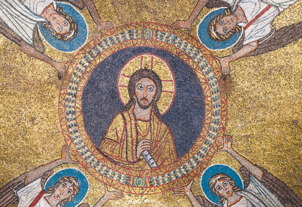 St Praxedes: ceiling, St Zeno Chapel