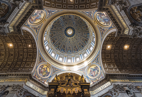 St Peter: Interior of the dome
