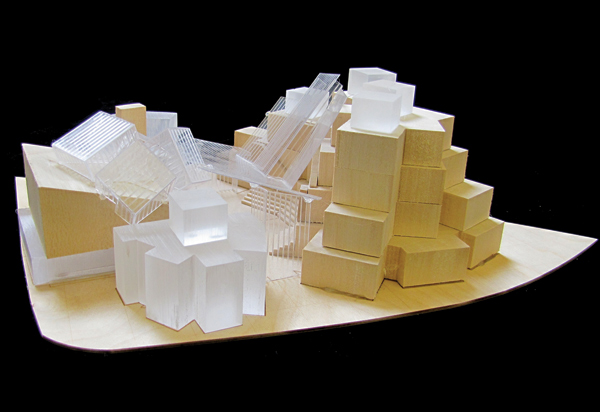 Frank O. Gehry Hon. RA, Museum of Tolerance, Massing Model, 2009